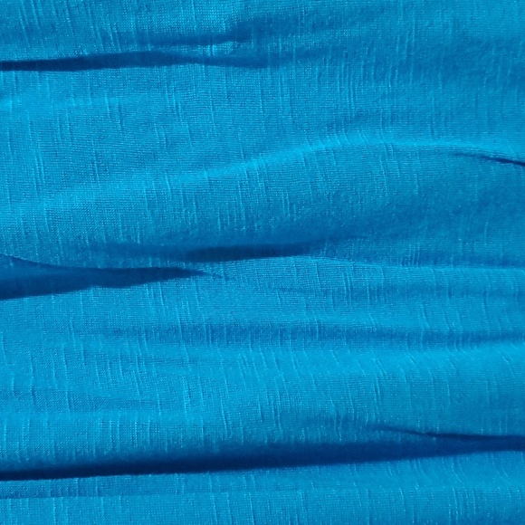 Blue Casual Blouse - Picture 2 of 2